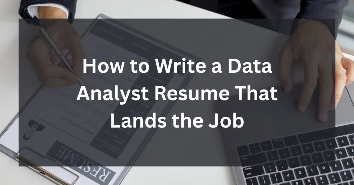 Data Analyst Resume